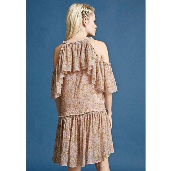 Forever 21 Floral Open Shoulder Prairie Dress NWT - Picture 10 of 10